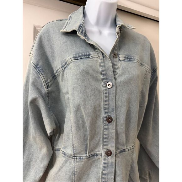 Free People Amber Denim Dress - Picture 9 of 10